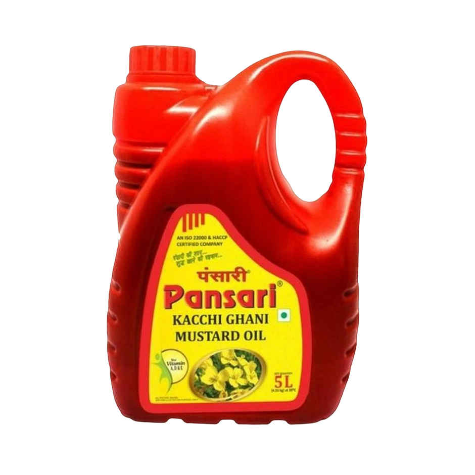 Pansari Kacchi Ghani Mustard Oil | Can