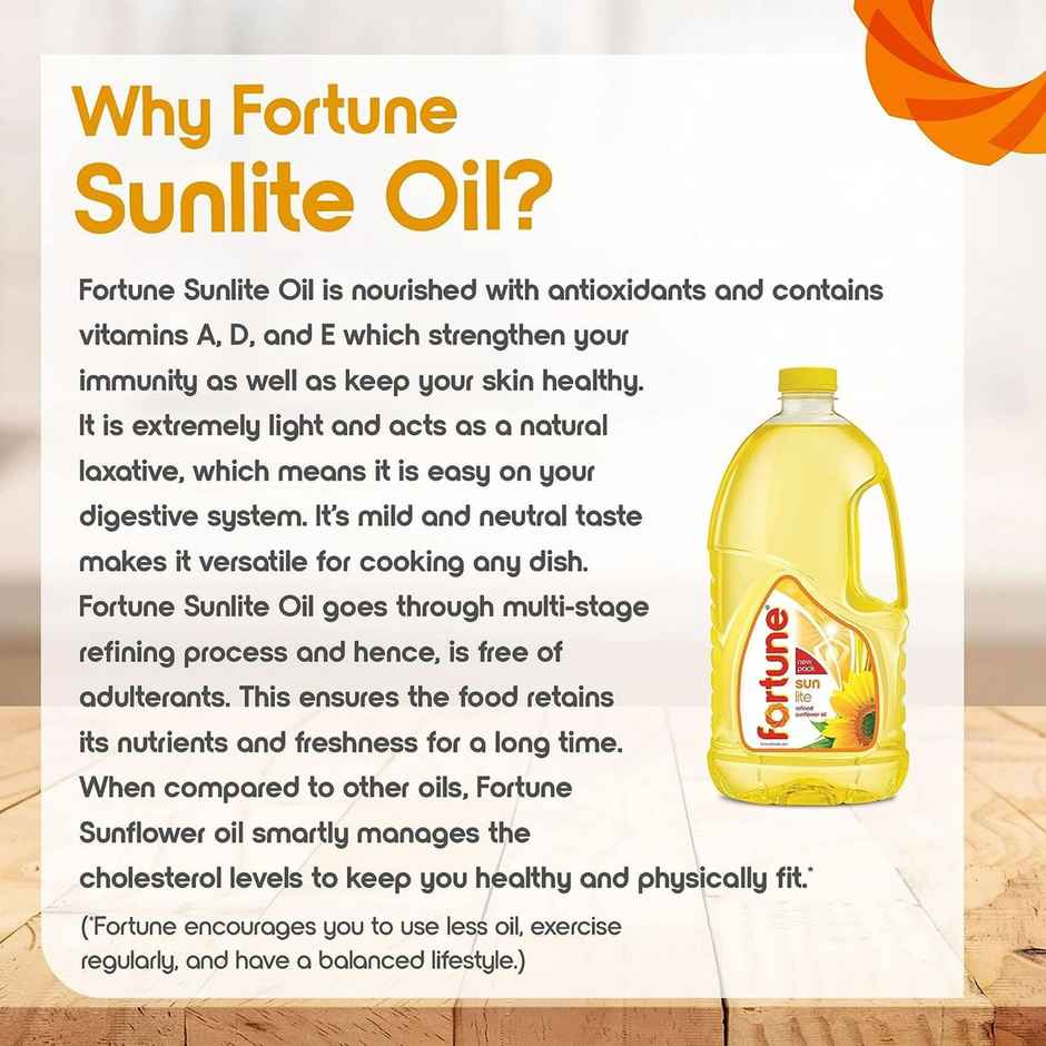 Fortune Sunlite Refined Sunflower Oil Pet Bottle