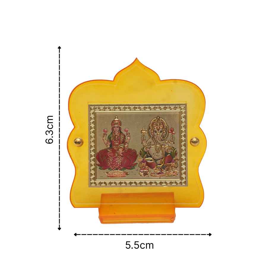 Laxmi Ganesh Photo Design Frame for Car Dashboard | Big | Divine Vibes | Ganesh Chaturthi Specials