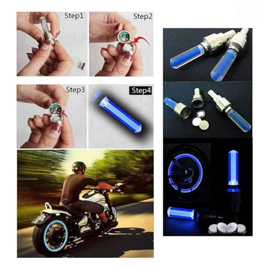 Divine Vibes Car/Bike/Bicycle Tyre Led Light