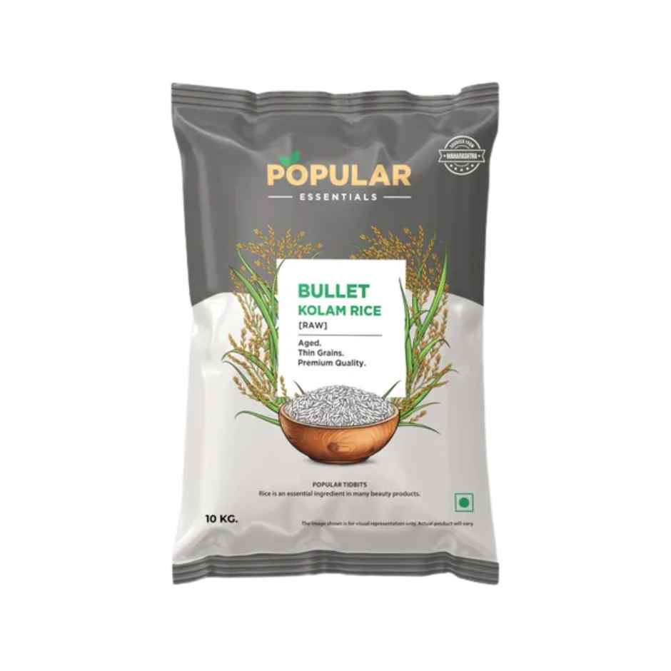 Popular Essentials Bullet Wada Kolam Raw Rice