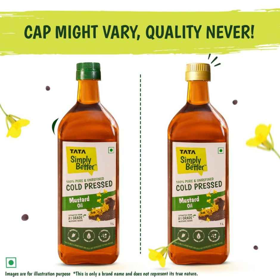Tata Simply Better Cold Pressed Mustard-Kachi Ghani Sarson Oil Combo