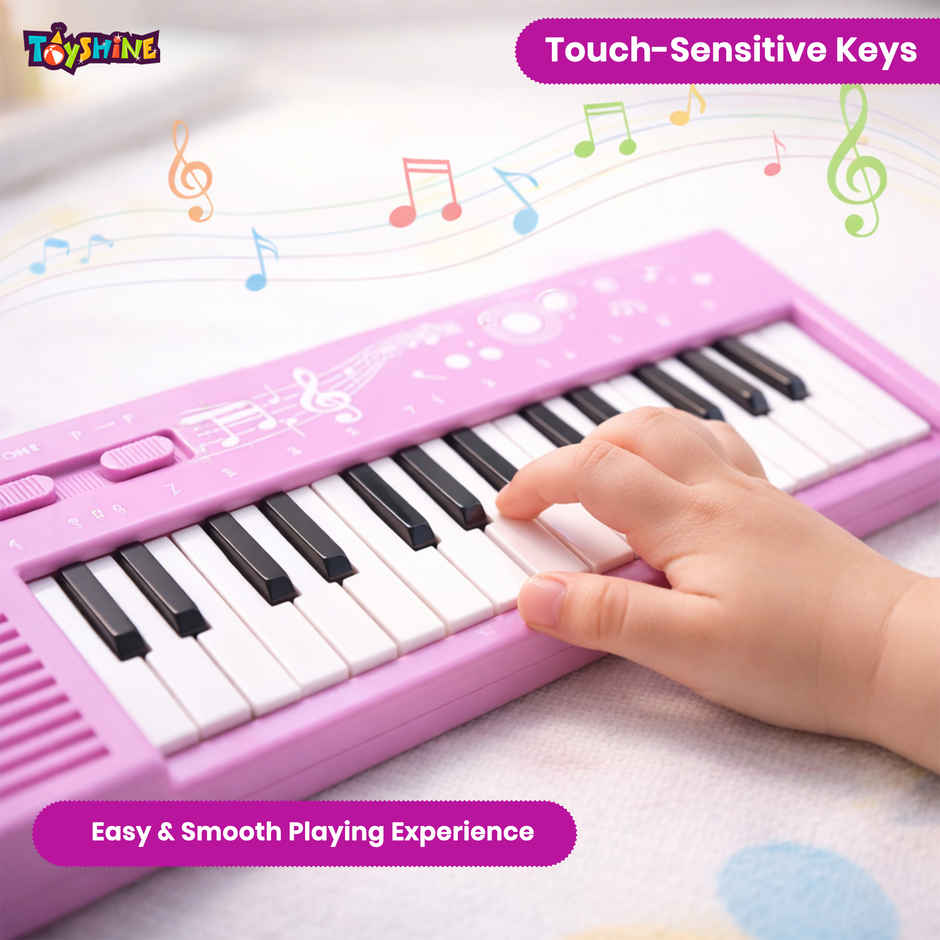 Toyshine Mini Keyboard Piano with 32 Keys & Melody Sounds for Kids - Assorted