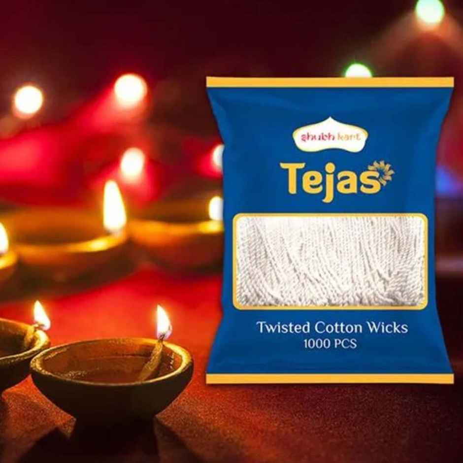 Tejas Twisted Cotton Wicks | Shubhkart
