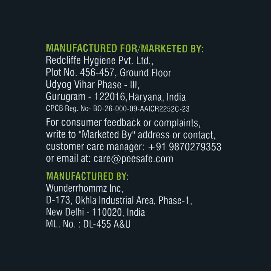 Pee Safe Natural Intimate Wash for Men | Dermatologically Tested