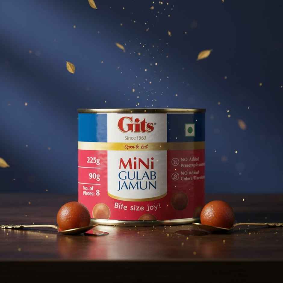 Gits Dal Makhani Ready To Eat (300g) & Mini Gulab Jamun Tin (225g) Combo