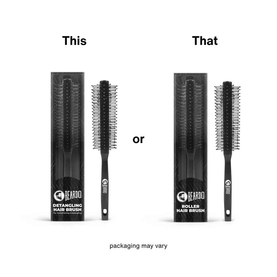 Beardo Men's Volumizer Brush - Gentle & Bold