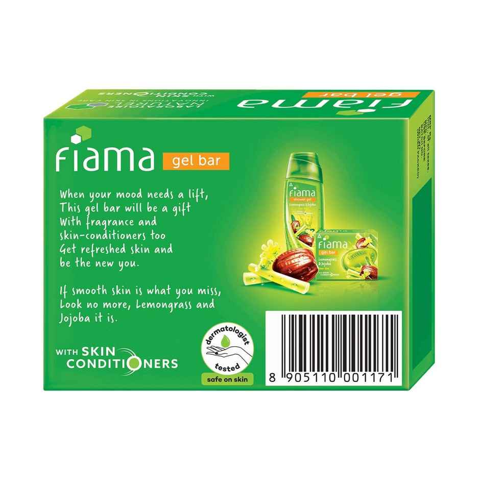 Fiama Gel Bar Lemongrass And Jojoba For Smooth Skin With Skin Conditioners Soap 