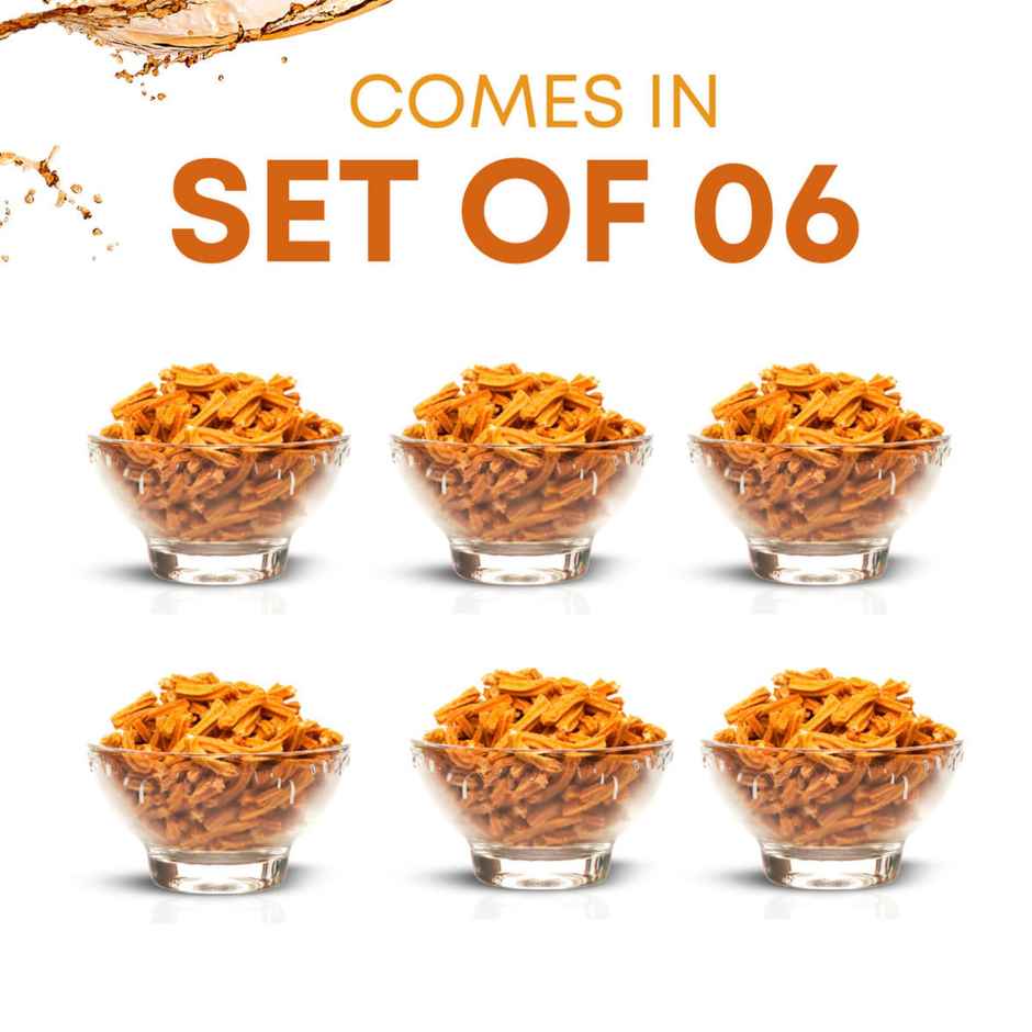 Yera Alpine Glass Bowl Set - 195 ml (Each) 6 pcs