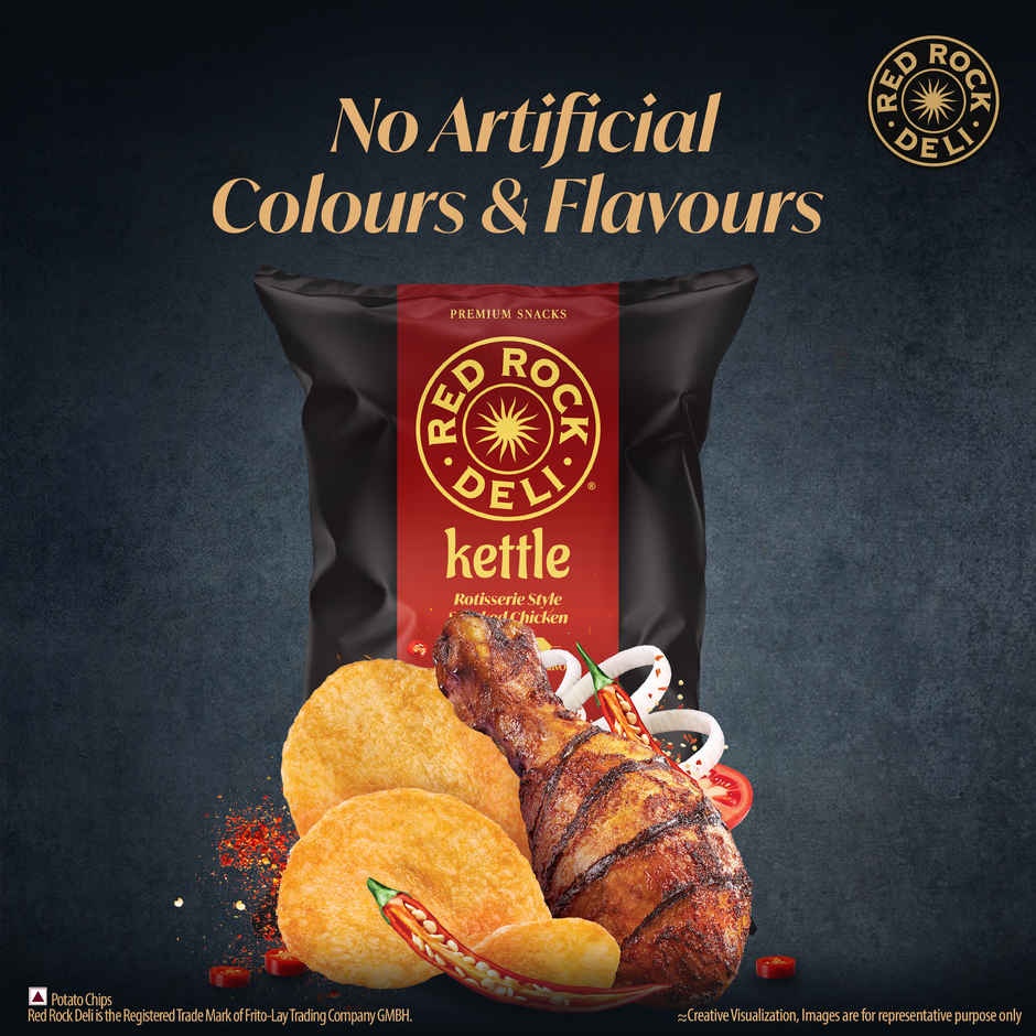 Red Rock Deli Kettle Chips | Rotisserie Style Smoked Chicken