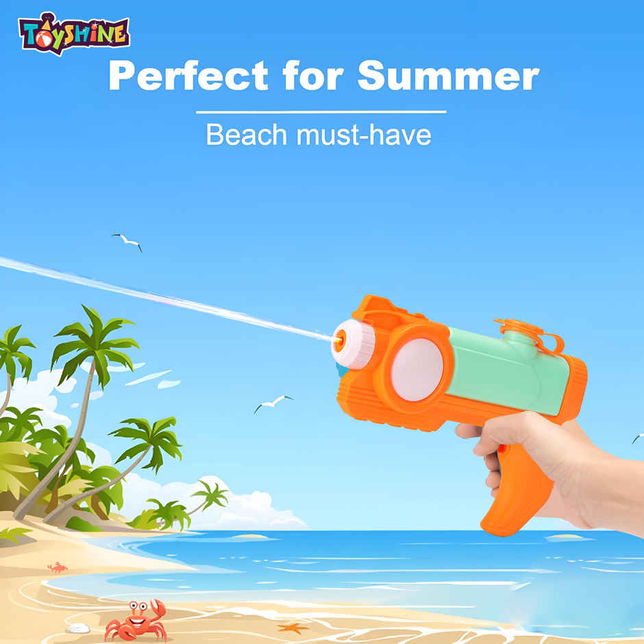 Toyshine Water Gun Toy | 180 ml Capacity | High Pressure Summer Water Blaster for Kids