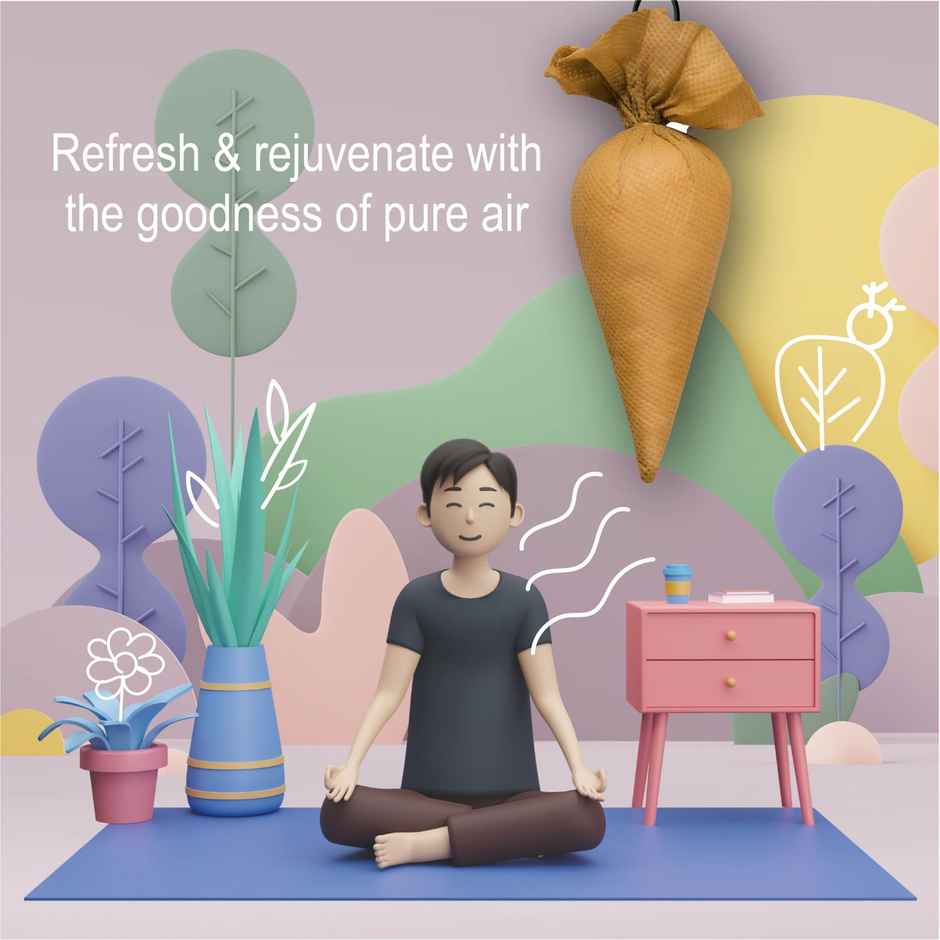 Campure Sandalwood Giant Camphor Cone Air, Car, Room Freshener