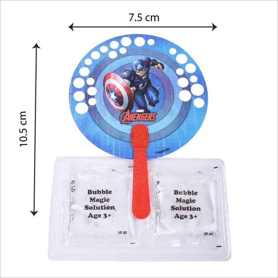 Bubble Magic FanBubs Captain America - Bubble Maker Toy (Ages 3+)