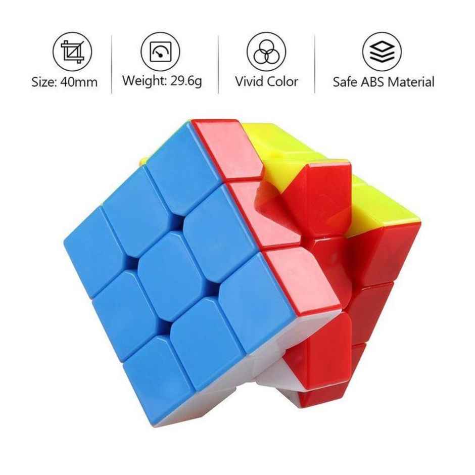 Toy Cloud High Speed Stickerless 3x3 Magic Rubic Cube Puzzle Maze for Kids,Return Gift, Indoor Game