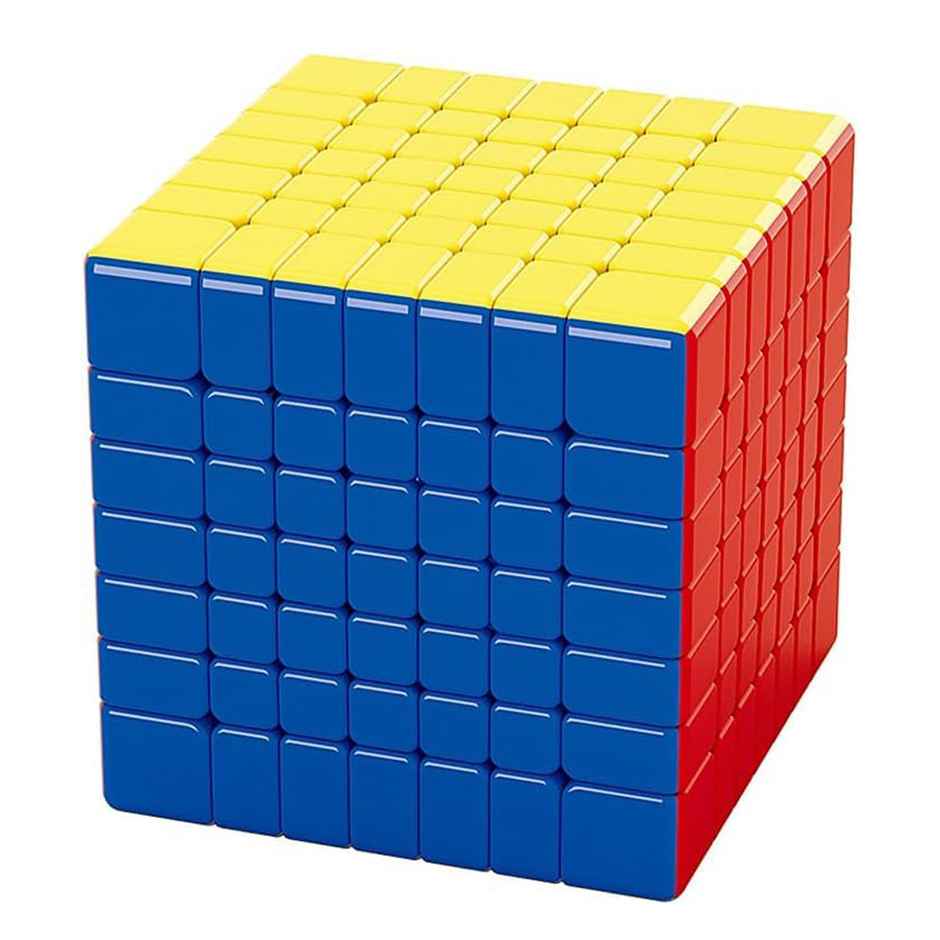 Toyshine 7x7x7 Stickerless Smooth Speed Cube - Stress Buster Puzzle for Kids & Adults
