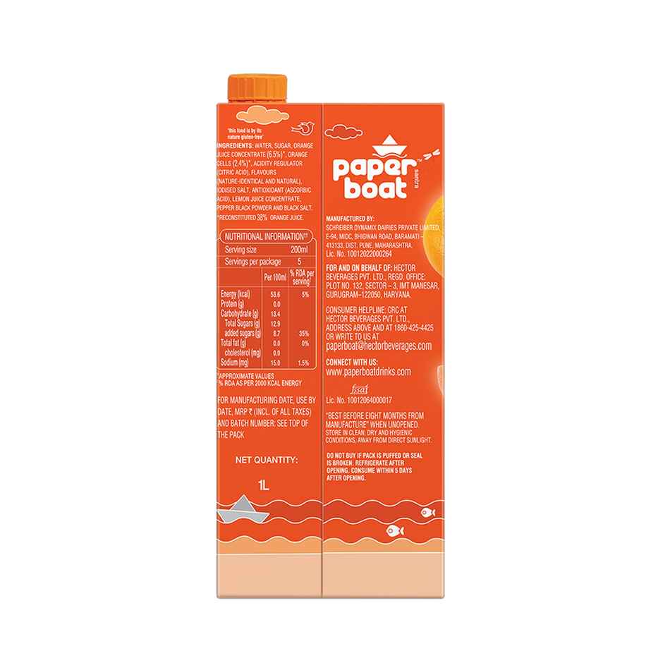 Paper Boat Santra Fruit Juice