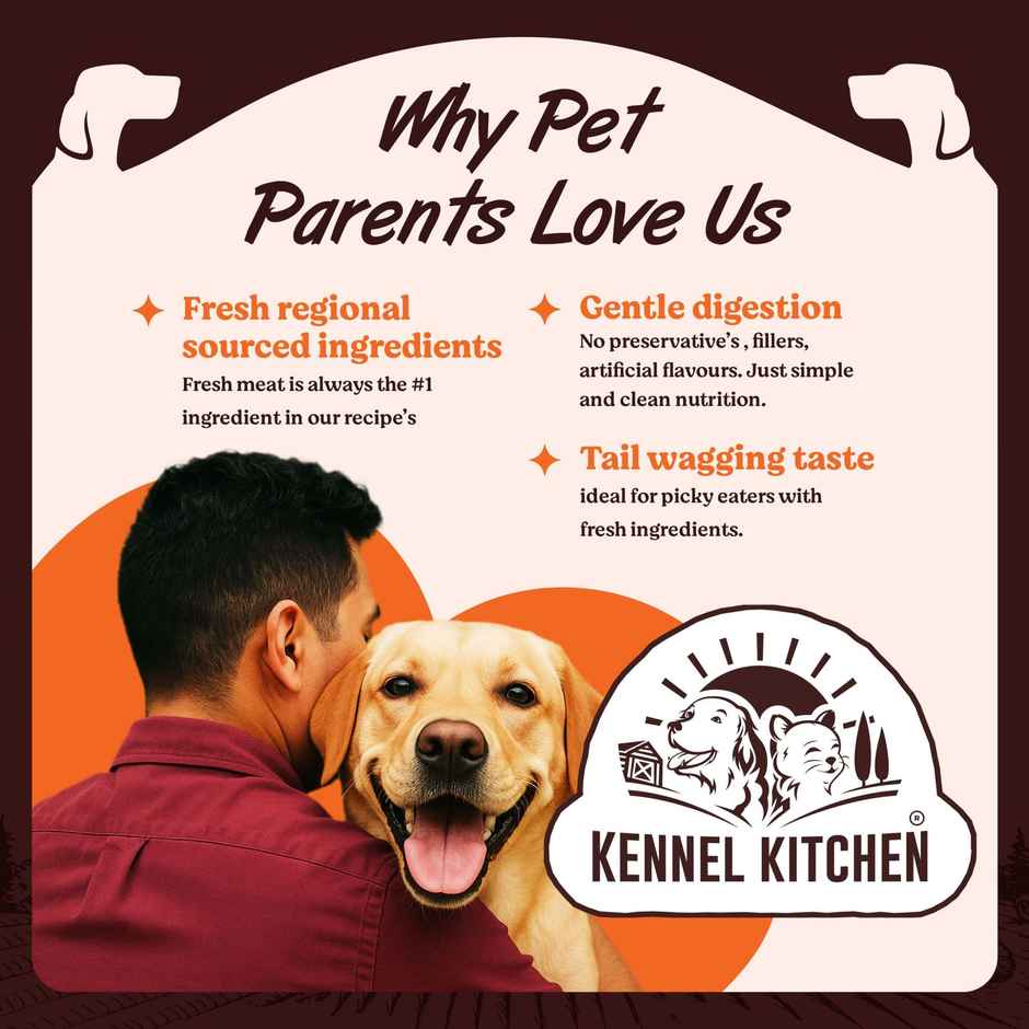Kennel Kitchen Supreme Cuts in Gravy, Chicken Recipe with Pumpkin | Wet Dog Food