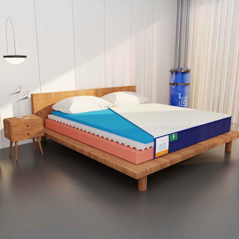 Flo Ortho Mattress Sleep Well with our Mattress | 6 in Mattress in Single Size (72x36x6 in)