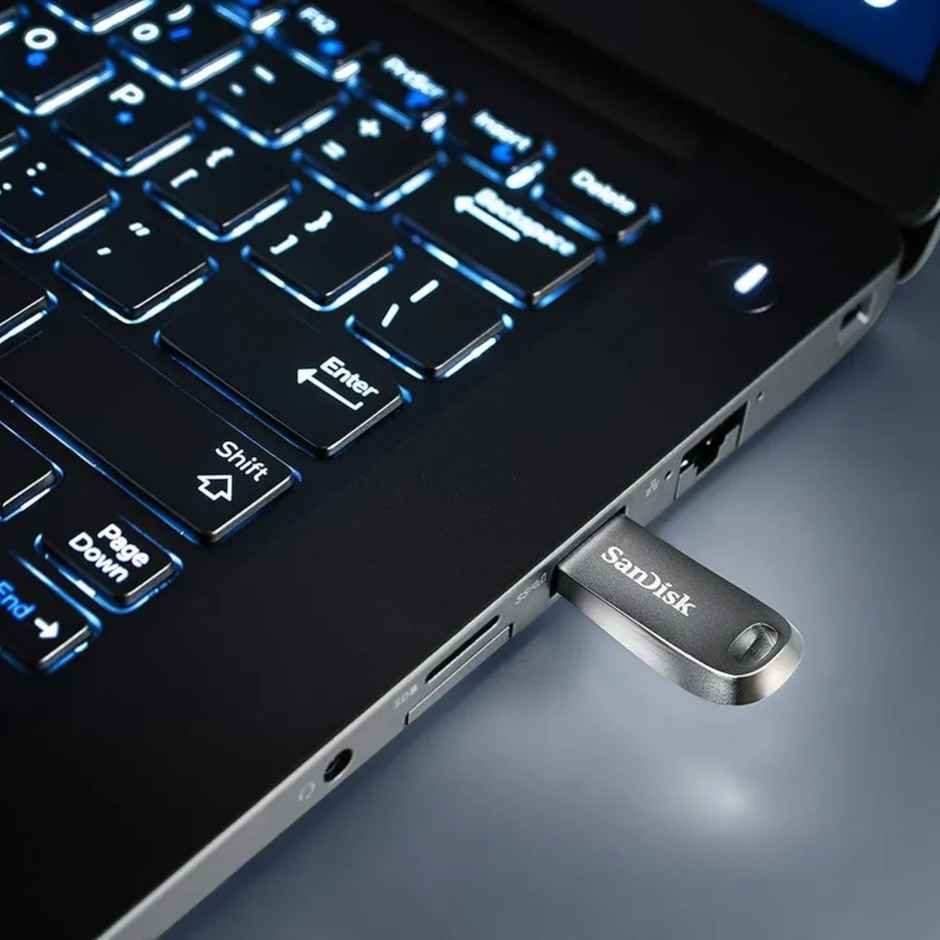 Sandisk Ultra Luxe Usb 3.2 Gen 1 Flash Drive 256Gb | Up To 400Mb/S | All Metal