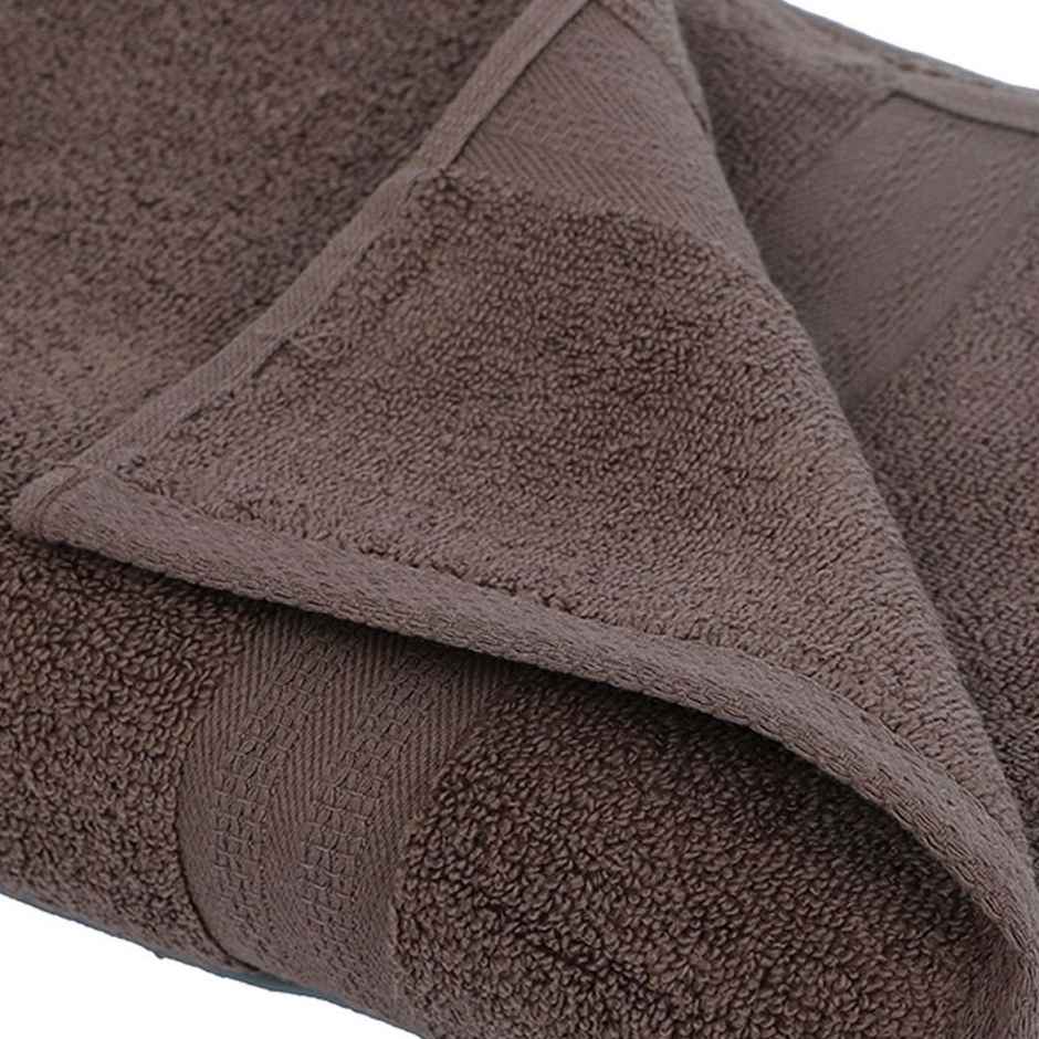 Bianca Hand Towel | 40 x 60 cm | 200 GSM | Chocolate Color | Pack of 2