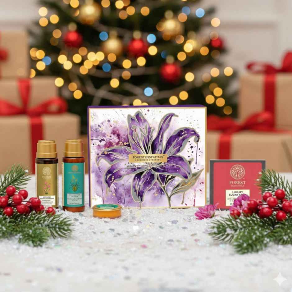 Forest Essentials Mini Delights | Travel Size Skincare Gift Set for Face & Body