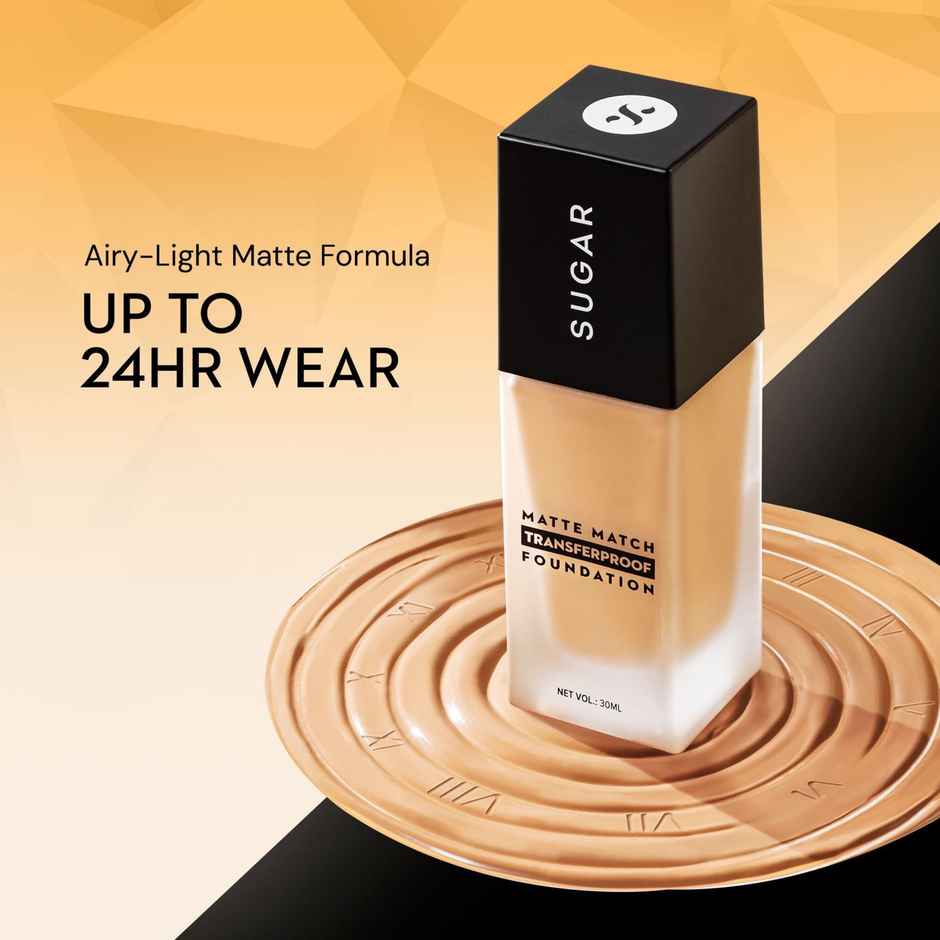 SUGAR Cosmetics Matte Match Transferproof Foundation 27 Vienna