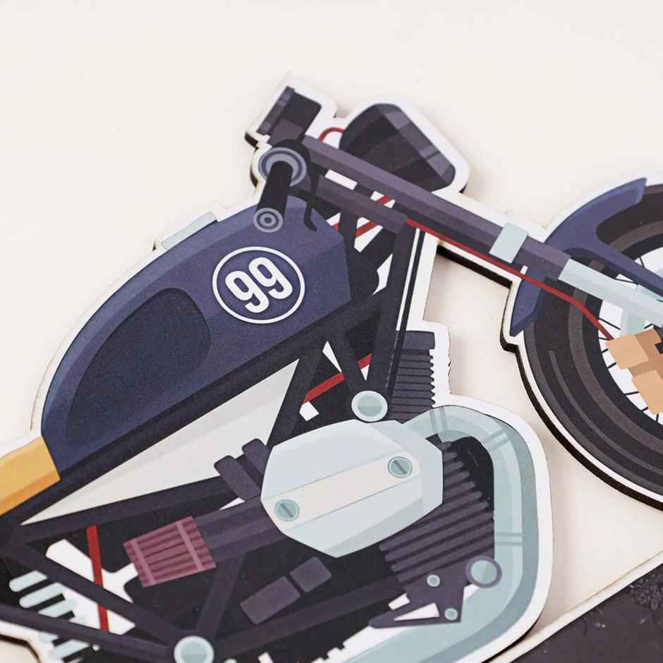 Happy Mail Bike Key Holder