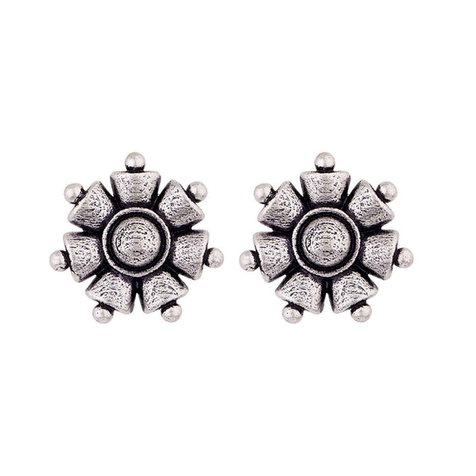 Voylla Nayantara Floral Motif Stud Earrings