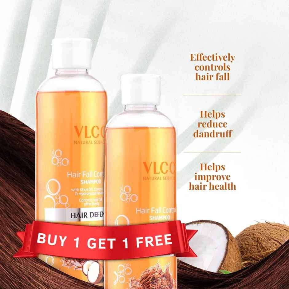 VLCC Hair Fall Control Shampoo With Buy One Get One