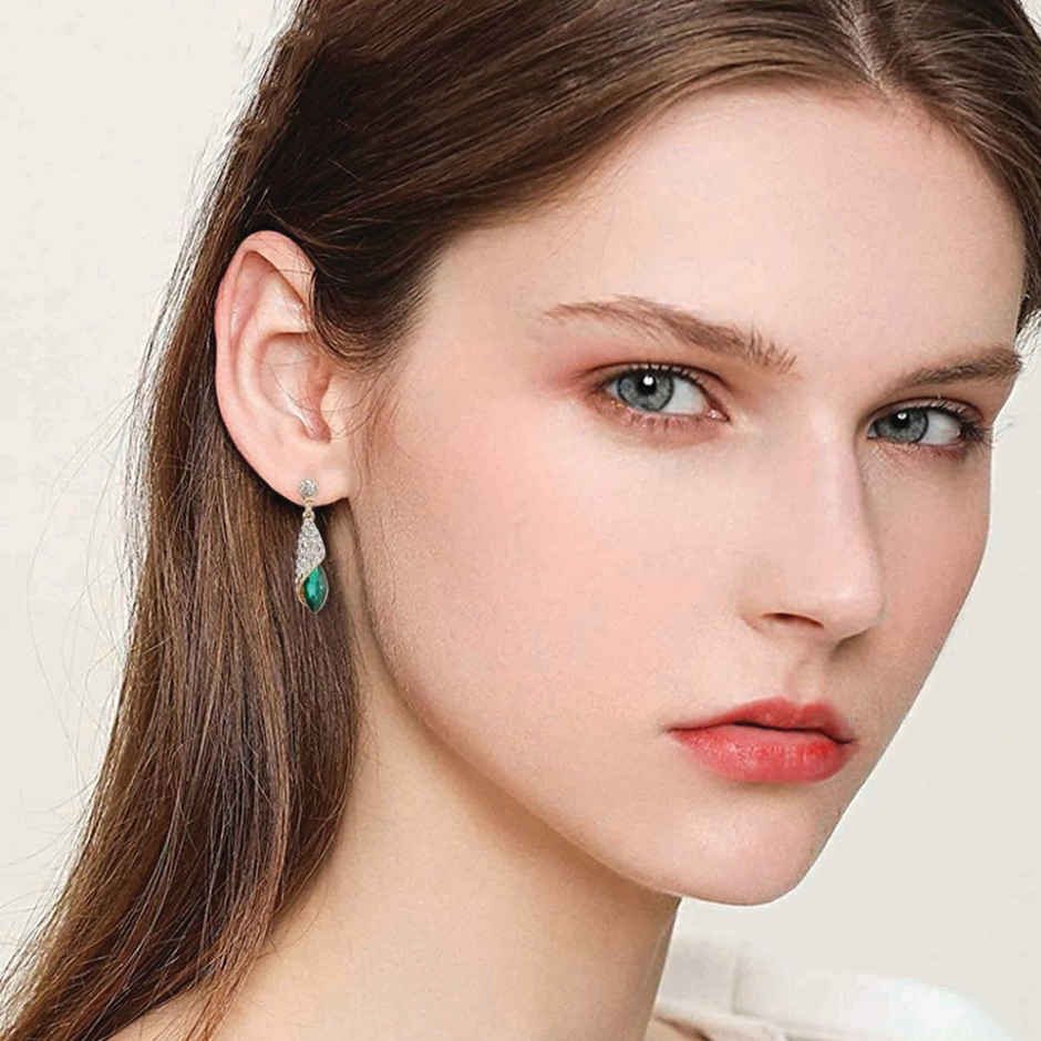 YouBella Jewellery Crystal Drop Earrings for Girls and Women (YBEAR - 32067)