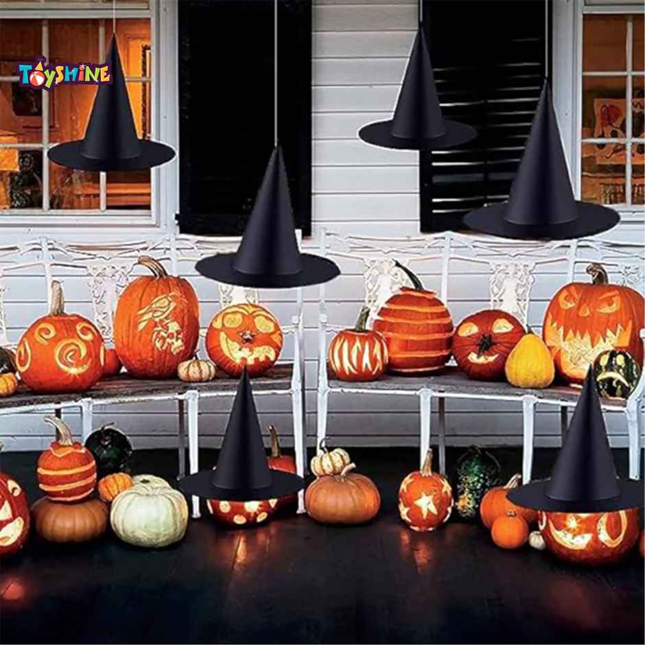 Toyshine Fancy Dresses Witch Hat For Kids, Adults | Witch Hat For Halloween Party Fancy Dress