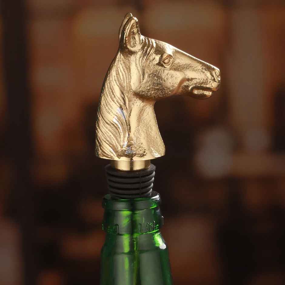 Trovea's Horse And Fish Bottle Stopper Combo Set