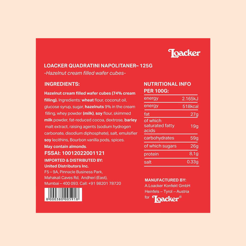 Loacker Quadratini Napolitaner