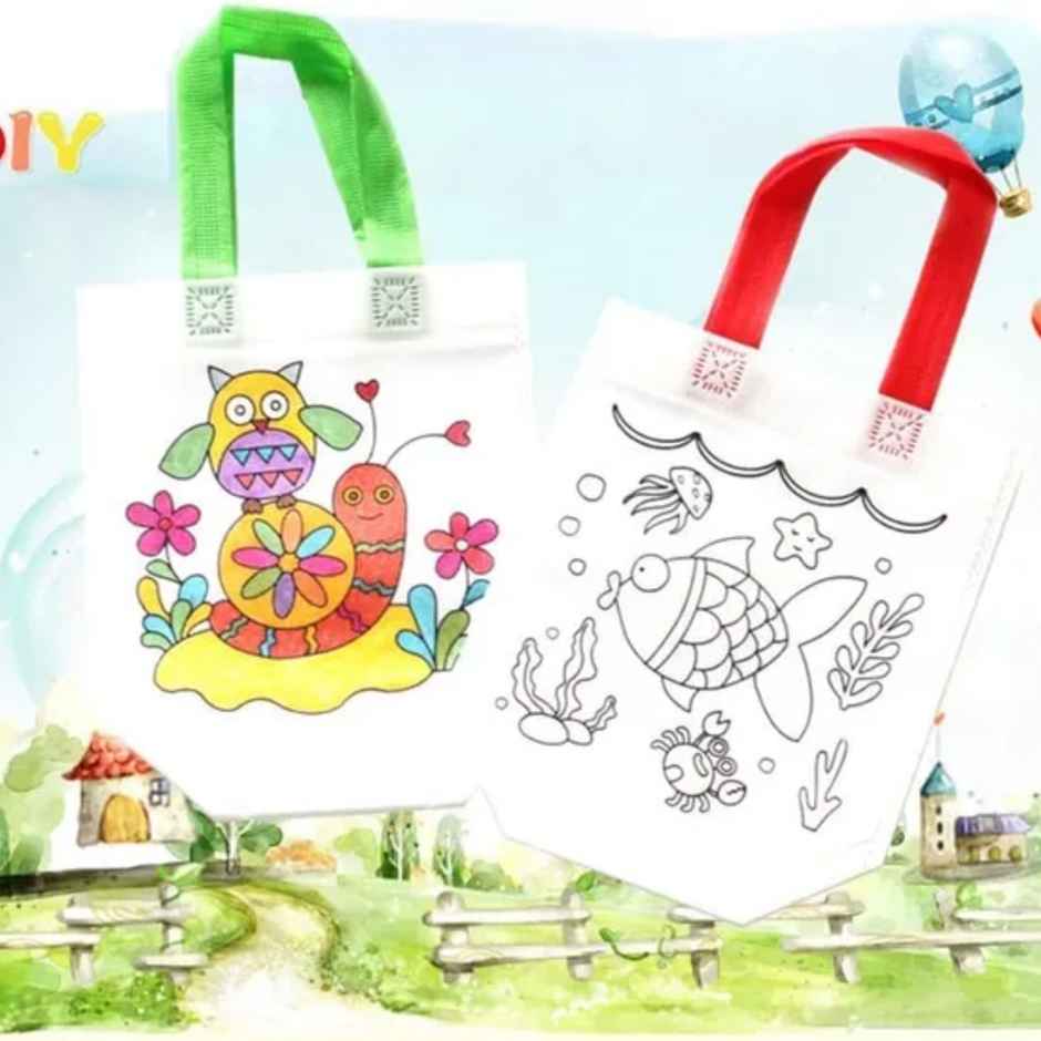 Toyshine Set Of 24 Birthday Popper Diy Reusable Bags Kids Party Gift Bag Kids Party Favor Bags