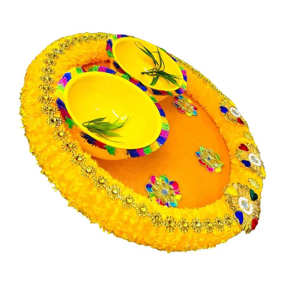 Divine Vibes Haldi Thali