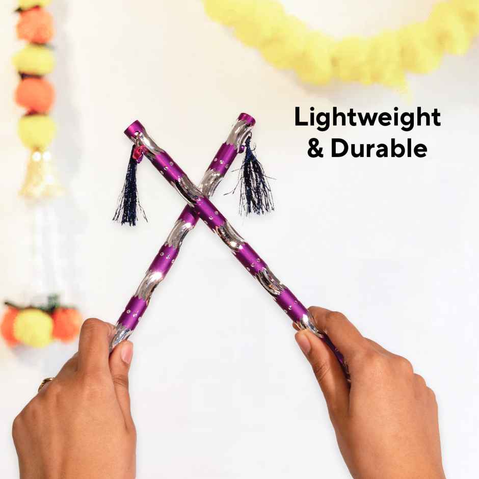 Aluminium Dandiya Sticks | 9 Inches | House Of Festivals