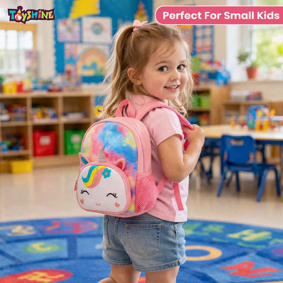 Toyshine 12" Cute Unicorn Backpack for Kids - Mini Size - Pink