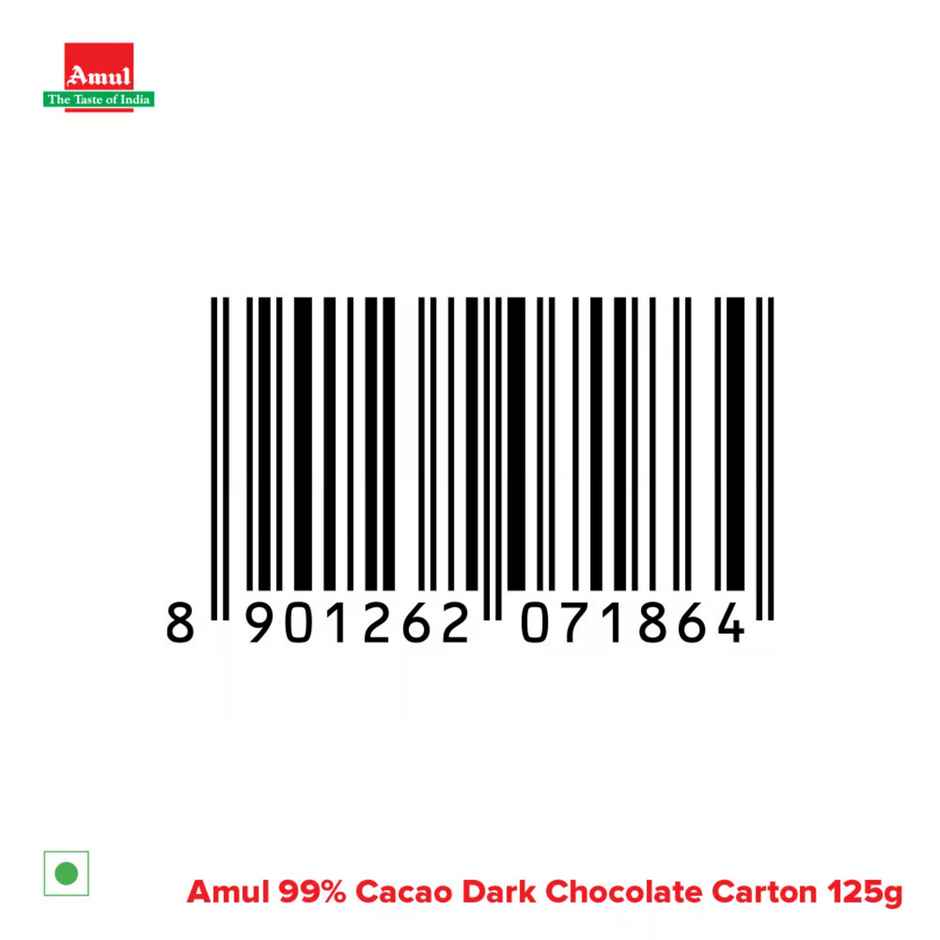 Amul 99% Cacao - Ultimate Dark Chocolate Combo