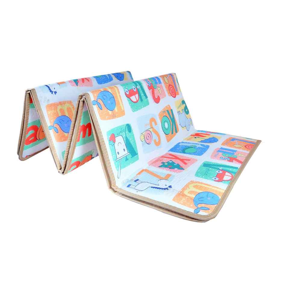 Toyshine Extra Large Baby Play Mat, Foldable, Reversible, Waterproof, Animal Print