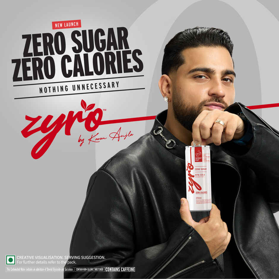 Zyro by Karan Aujla | Zero Sugar Vita Cola (250ml)