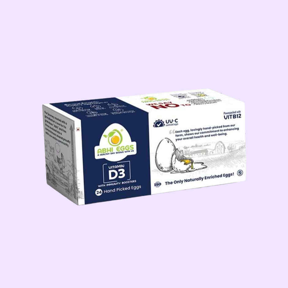 Abhi Vit D3 White Eggs With Immunity Boosters