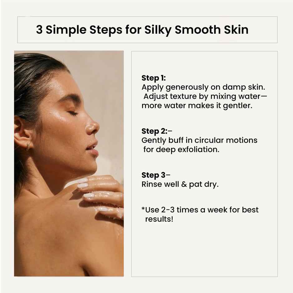 Wild Oak Watermelon Shea Butter Sugar Body Scrub with Collagen & Peptides | De-tan & Bumpy Skin