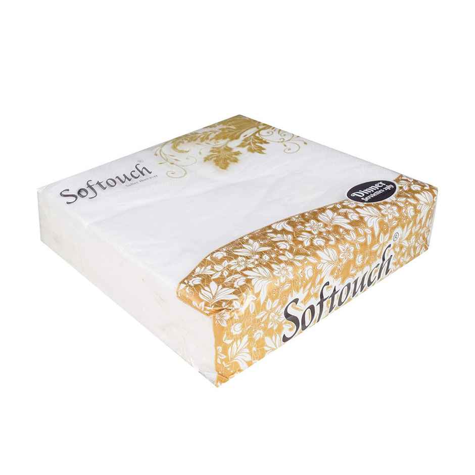 Softouch Dinner Tissue Paper 40x40 cm 2 Ply 50 Pcs