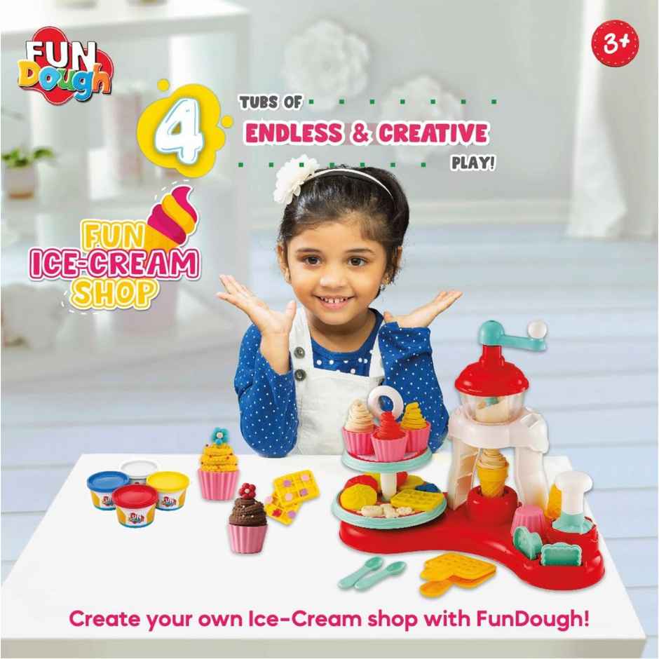 Funskool-Fundough Ice Cream Shop, Multi Colour