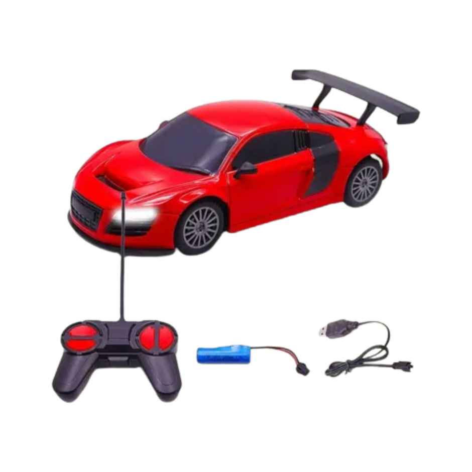 Wembley Rc Car High Speed Mini 1:24 Scale Usb Rechargeable Remote Control Car For Kids - Red