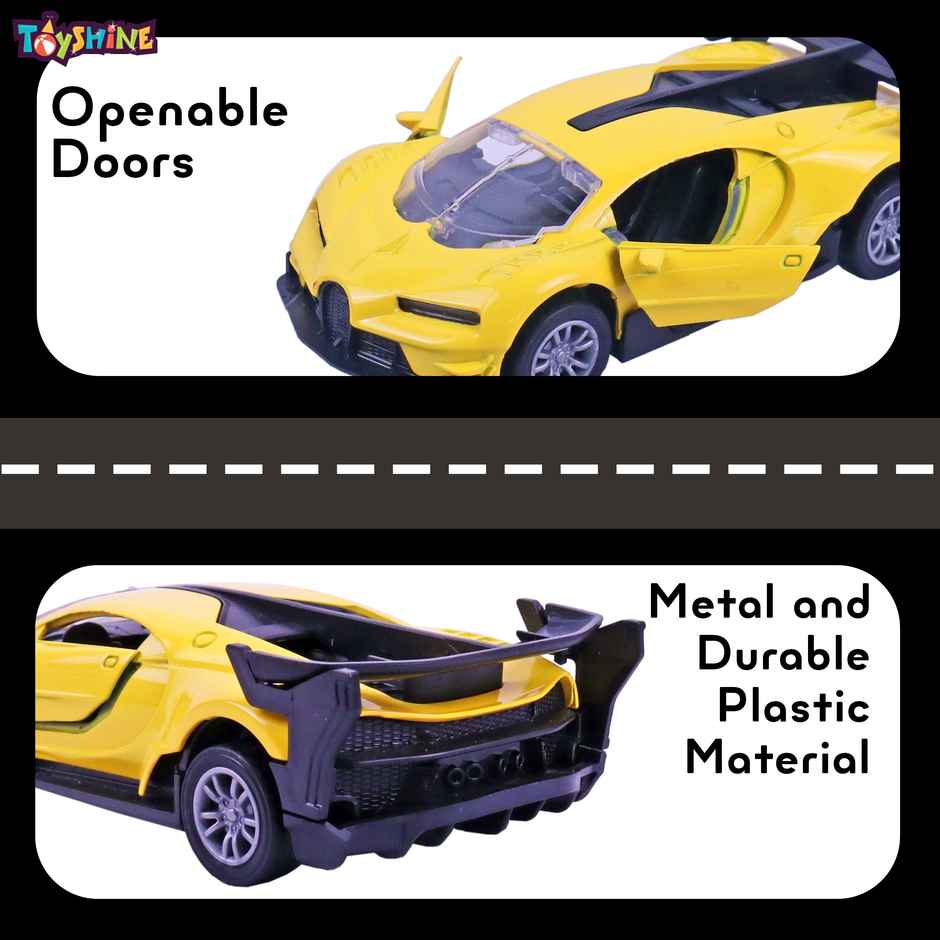 Toyshine 1:32 Scale Die Cast Sports Model Vehicle Toy Car With Pull Back - Assorted