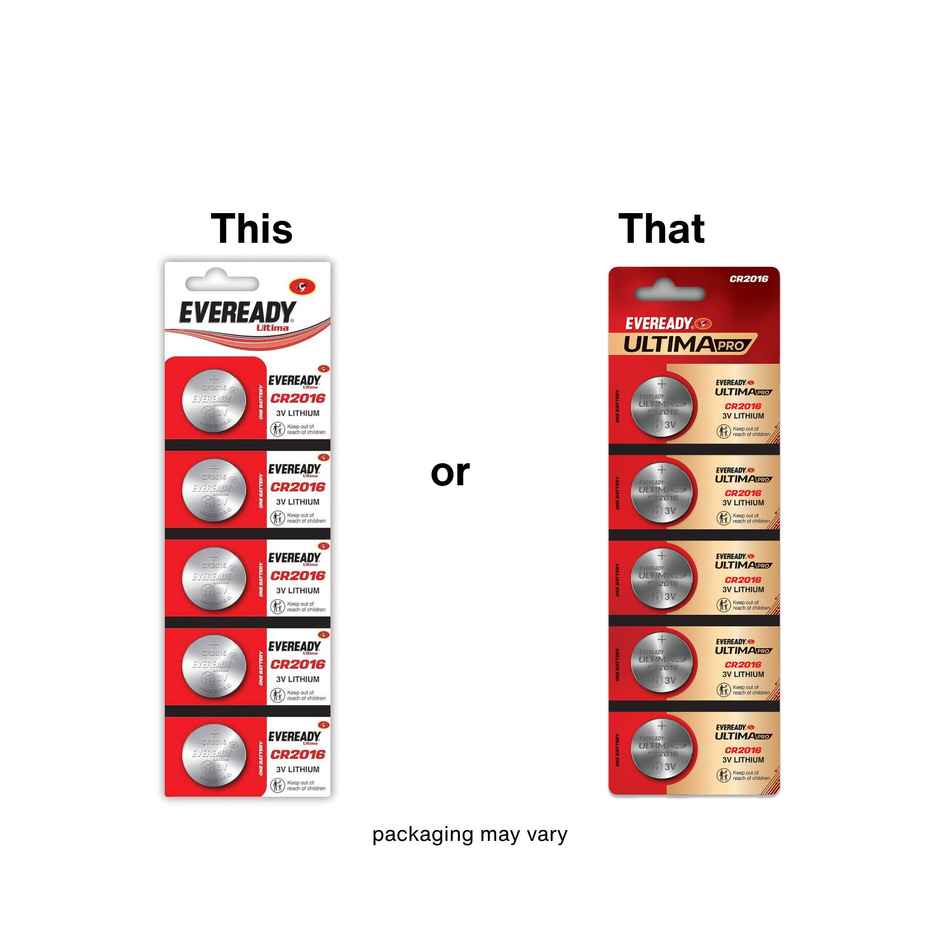 Eveready Ultima Coin Battery | 3V | CR2016