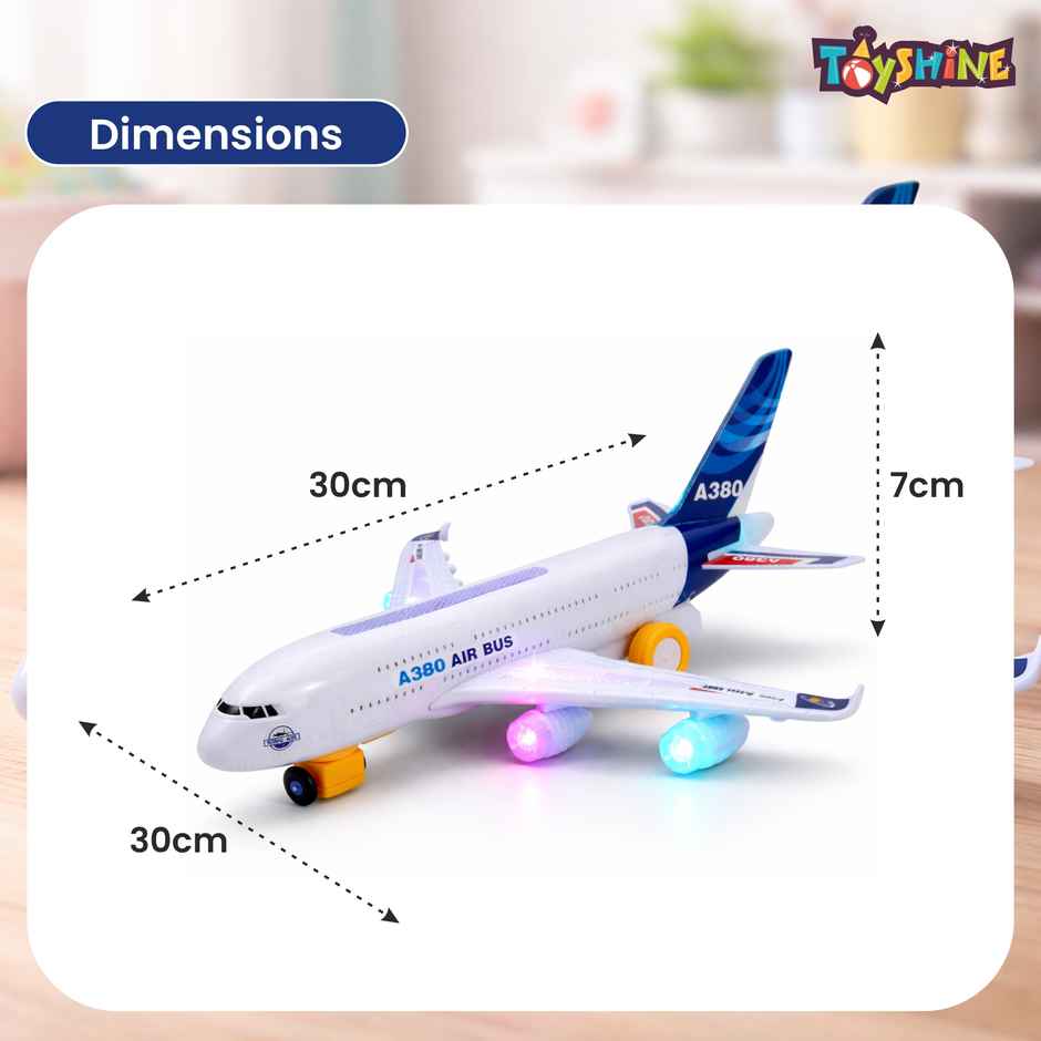 Toyshine A380 Airplane Toy for Kids | Fun & Educational for Boys & Girls Ages 3-12