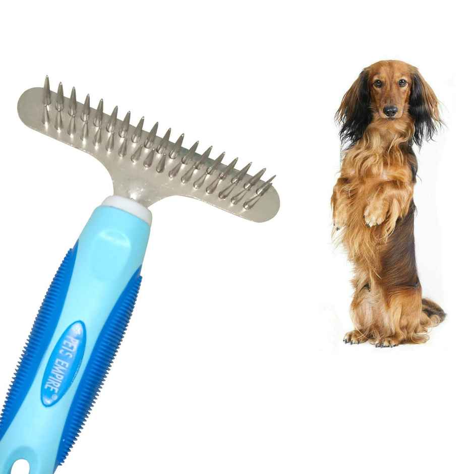 Pets Empire pet grooming tool , Rake comb for Dogs & Cats | Large