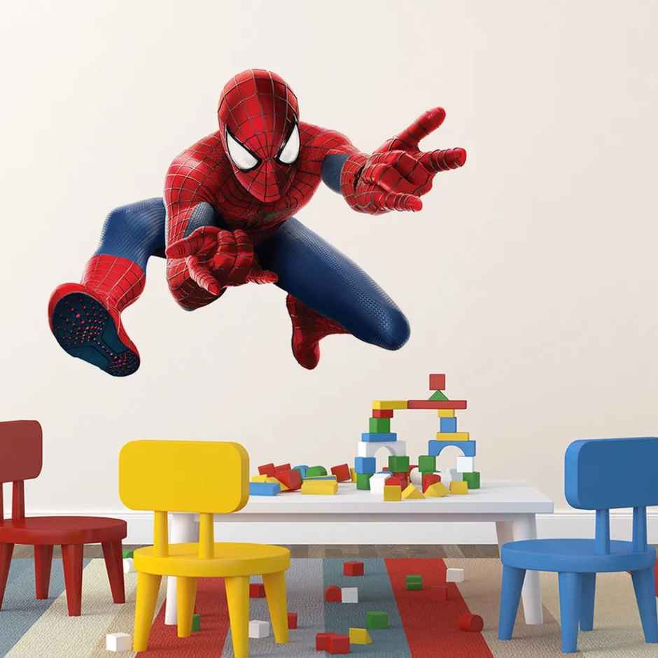 Wollzo 80 cm Spider man Removable Sticker